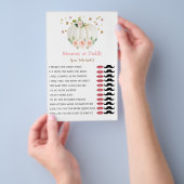 パンプキンママまたはダディーガール秋ベビーシャワーゲーム チラシ (ハンドル)