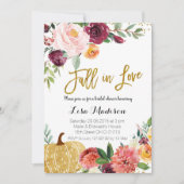 パンプキンマルサラ 秋の恋にお誘い 招待状 (正面)