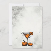 パンプキンマルティーニハローウィンパーティ 招待状 (裏面)