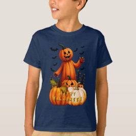 パンプキンマンハッピーハローウィンTシャツ Tシャツ