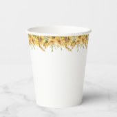 パンプキンミニマリストモダン秋ベビーシャワー 紙コップ (裏面)