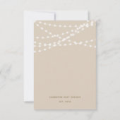 パンプキンミニマルシンプルリストモダン秋ベビーシャワー サンキューカード (裏面)