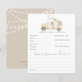 パンプキンミニマルモダンリスト秋ベビーシャワーゲーム