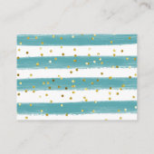 パンプキンミニマルモダンリスト秋男の赤ちゃんシャワー エンクロージャーカード (裏面)