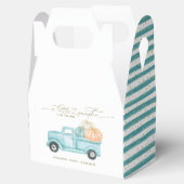 パンプキンミニマルモダンリスト秋男の赤ちゃんシャワー フェイバーボックス (オープン)