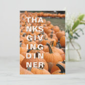 パンプキンモダン感謝祭 招待状 (スタンド正面)