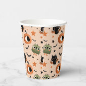 パンプキンモンスター&こうもりパタお洒落ーン 紙コップ (右)