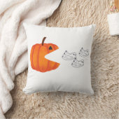 パンプキンモンスターvs幽霊-不気味ハロウィン！ クッション (ブランケット)