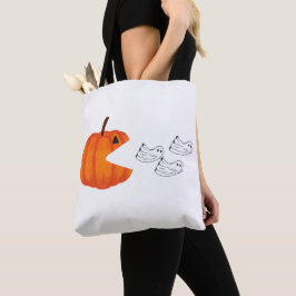パンプキンモンスターvs幽霊-不気味ハロウィン！ トートバッグ