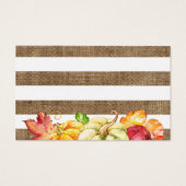 パンプキンラップ秋ベビーシャワーおむつラッフル (裏面)