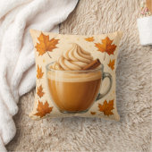 パンプキンラテデイドリーム | コージーオータム装飾用クッション クッション (ブランケット)
