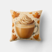 パンプキンラテデイドリーム | コージーオータム装飾用クッション クッション (裏面)