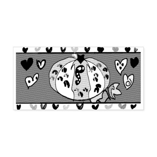 パンプキンラテ ラバースタンプ (インプリント)