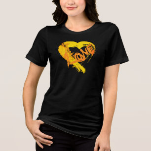 パンプキンラブハートTシャツ トライブレンドTシャツ