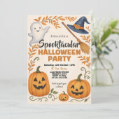 パンプキンランタン&不気味ナイト 招待状 (スタンド正面)