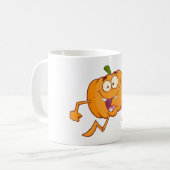 パンプキンランニング コーヒーマグカップ (正面左)