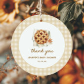 パンプキンリトルかわいこちゃんパイ赤ちゃんシャワーありがとう フェイバータグ