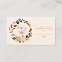 パンプキンリース ベビーシャワー おむつラッフル