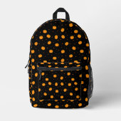 パンプキンレインバックパック#3 プリントバックパック (正面)