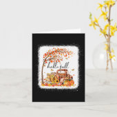 パンプキンレオパード秋ハッピー秋ヤール秋S カード (黄色い花)