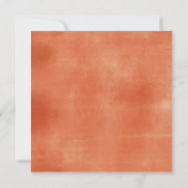 パンプキンワイルドフラワー秋の愛のベビーシャワー 招待状 (裏面)