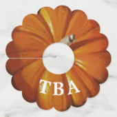 パンプキンワイングラスラベル ワイングラスタグ (正面)