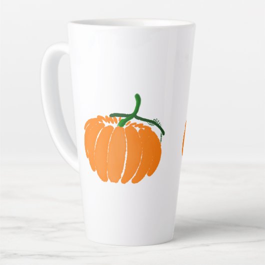 パンプキンワンメイン カフェラテマグ (左アングル)
