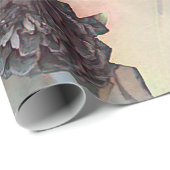 パンプキンヴィンテージアンティークオレンジグレー秋アート ラッピングペーパー (ロールコーナー)