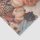 パンプキンヴィンテージアンティークオレンジグレー秋アート 薄葉紙 (詳細)