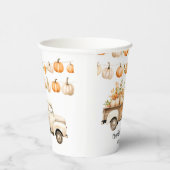 パンプキン付きビンテージツックの花嫁シャワー 紙コップ (右)