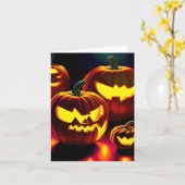 パンプキン勉強- AI - J カード (黄色い花)