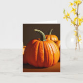 パンプキン勉強- AI - K カード (黄色い花)