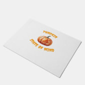 パンプキン州の心 – ハロウィーンのオーバーサイズTシャツ ドアマット (アングル)