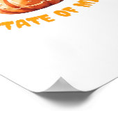 パンプキン州の心 – ハロウィーンのオーバーサイズTシャツ ポスター (角)