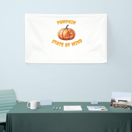 パンプキン州の心 – ハロウィーンのオーバーサイズTシャツ 横断幕 (トレードショー)