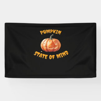 パンプキン州オブマインド – ハロウィンクラシックのTシャツ 横断幕