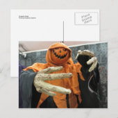 パンプキン幽霊 ポストカード (正面/裏面)