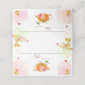 パンプキン座席表秋秋シャワー誕生日 プレイスカード (外部開封)