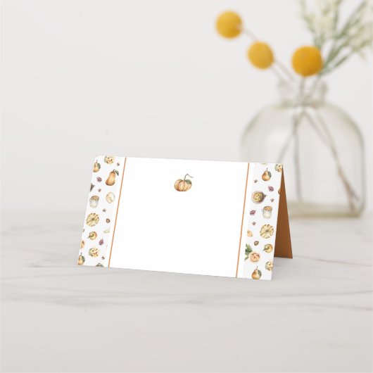 パンプキン座席表 プレイスカード (正面)