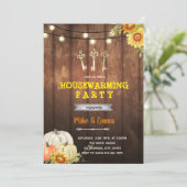 パンプキン引っ越し祝いパーティーパーティー 招待状 (スタンド正面)