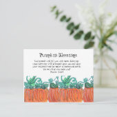 パンプキン恵み ポストカード (スタンド正面)