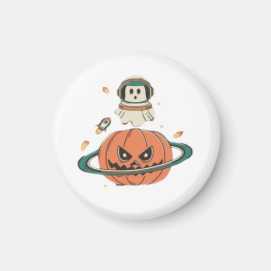 パンプキン惑星 マグネット (正面)