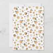 パンプキン感謝祭の食事への招待 招待状 (裏面)