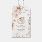 パンプキン秋フローラお願い ギフトタグ (正面)