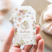 パンプキン秋フローラお願い ギフトタグ