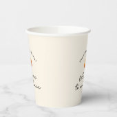 パンプキン秋秋へようこそ私たちの家の装飾 紙コップ (左)