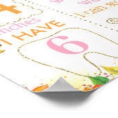 パンプキン秋秋ハロウィーン誕生日標識 ポスター (角)