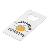 パンプキン秋秋 クレジットカード栓抜き (正面アングル)