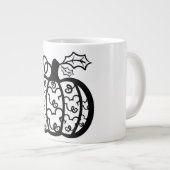 パンプキン秋 ジャンボコーヒーマグカップ (正面右)