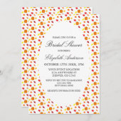 パンプキン紅葉ブライダルシャワー 招待状 (正面/裏面)